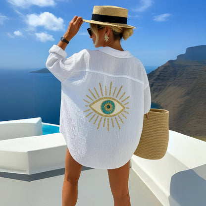 Chemise Horus Oversize En Coton