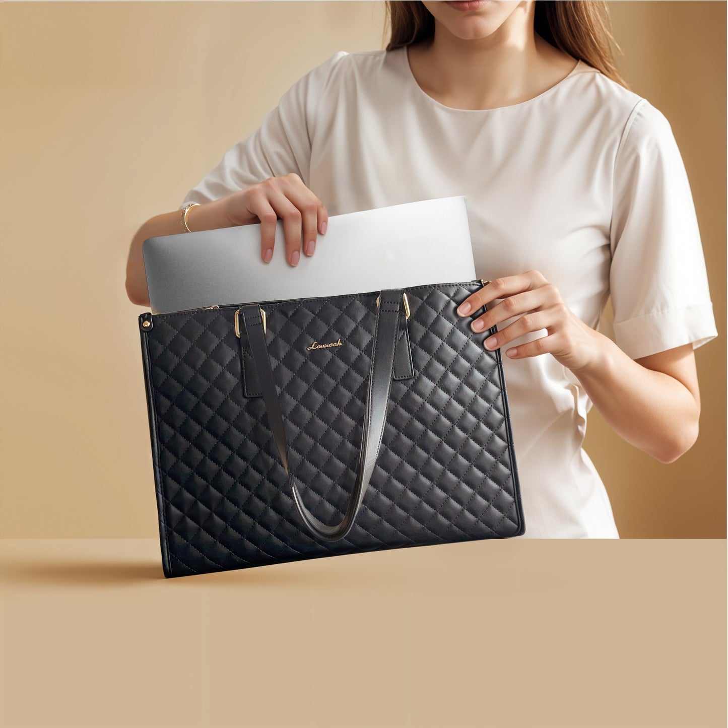 Sac à main 3-EN-1 En Cuir + Pochette Assortie (OFFERTE)