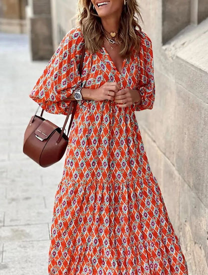 Gabriela™ | Robe Maxi Boho Élégante