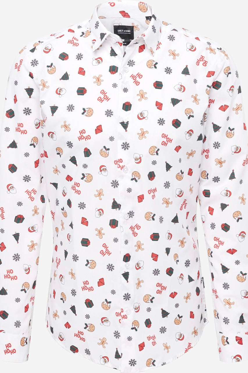 Chemise Xmas Blanche