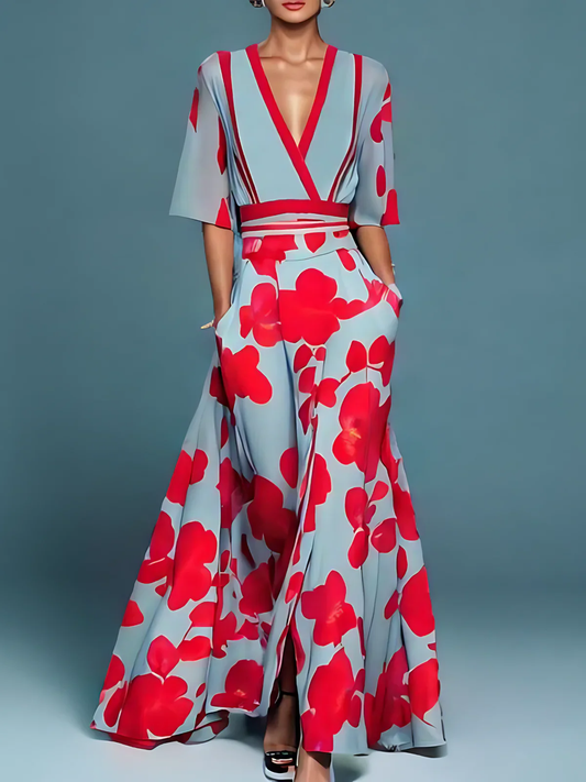 Capucine™ | Robe Longue Fleurie
