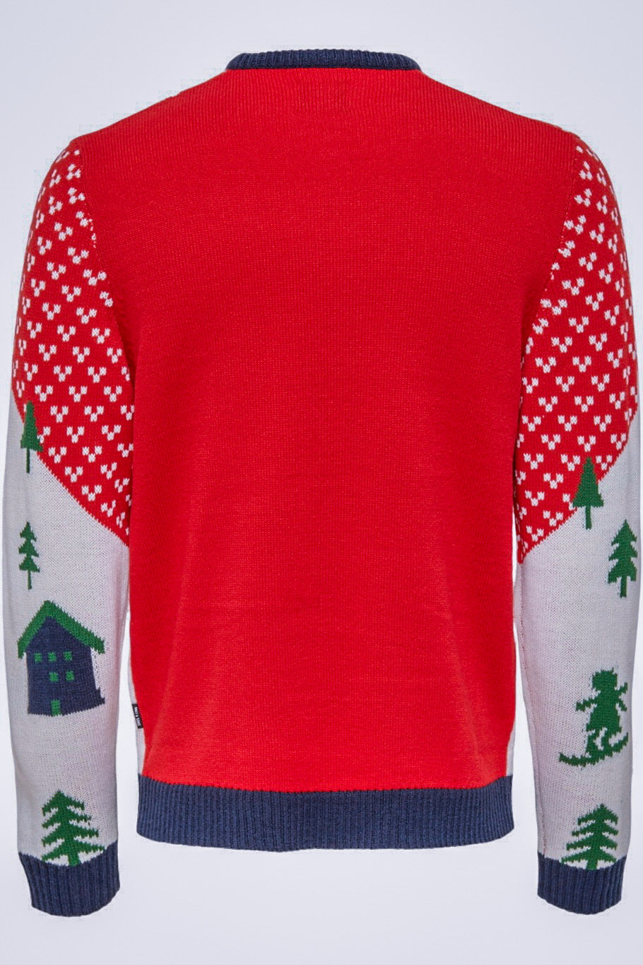 Pull Xmas Landscape Rouge