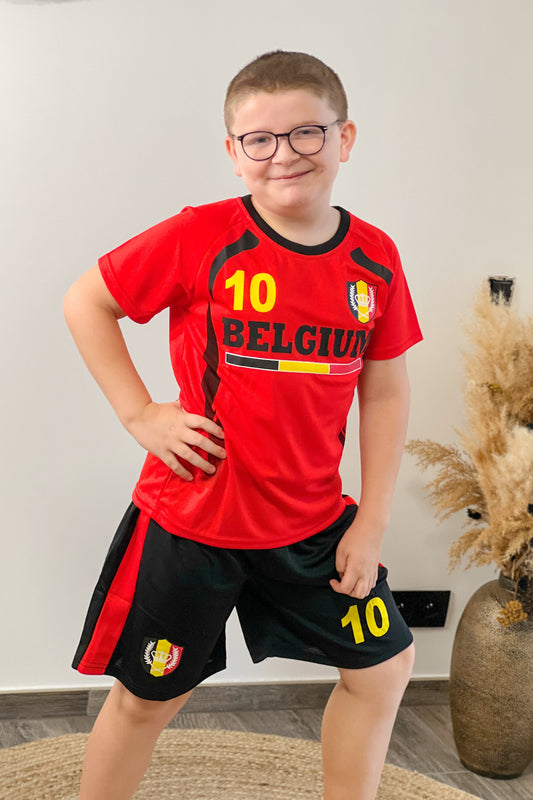 Ensemble T-Shirt + Short Rouge