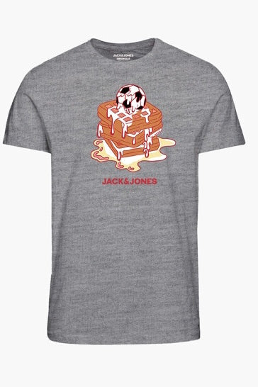T-Shirt Foot gris