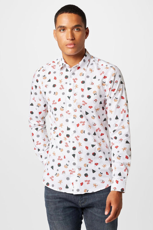 Chemise Xmas Blanche