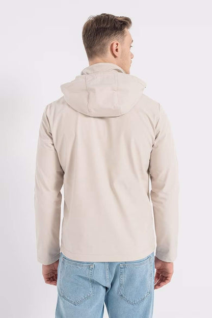 Veste JJTYSON SOFTSHELL Beige