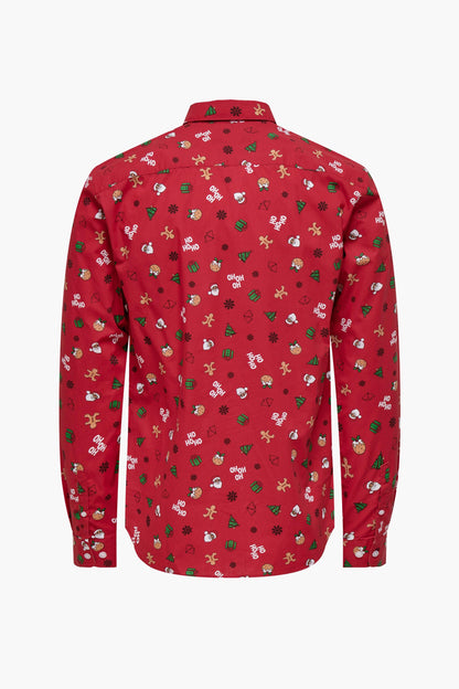 Chemise Xmas Rouge