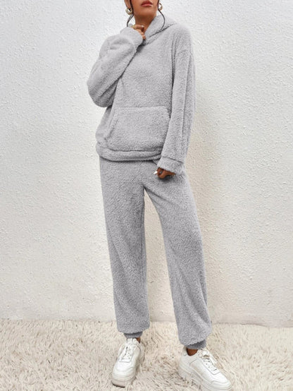 Ensemble de jogging à capuche Cozy Teddy femmes