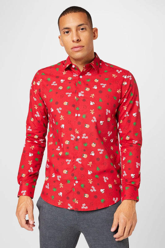 Chemise Xmas Rouge