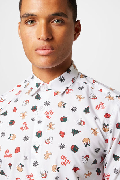 Chemise Xmas Blanche