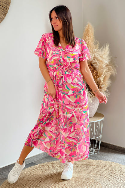 Robe Cache Coeur Nathalie en exclusivité