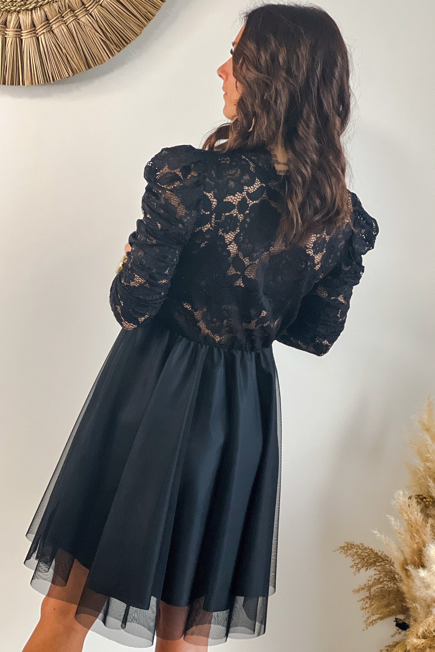 Robe Diva Noir/Beige