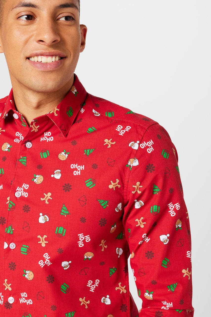 Chemise Xmas Rouge
