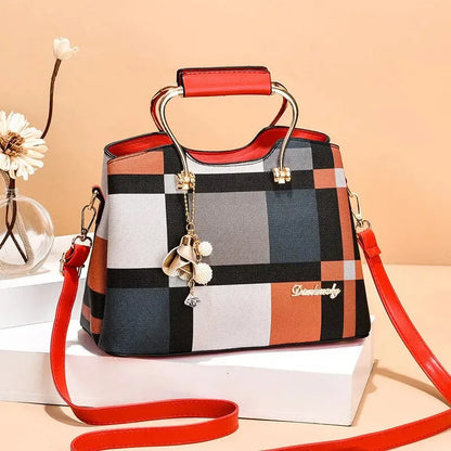 Sac à main femme élégant en similicuir, style SQUARE, polyvalent et chic