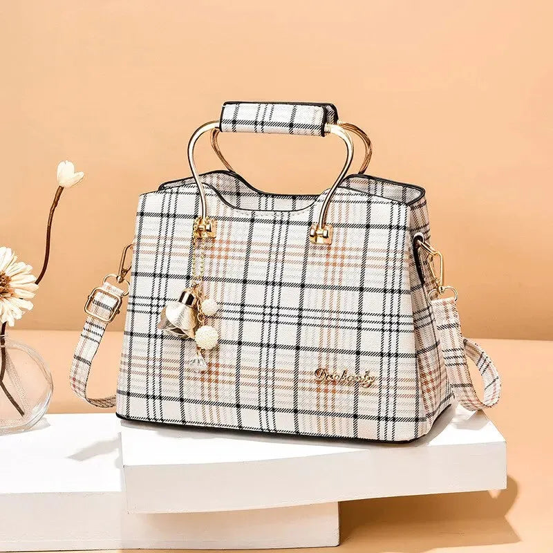 Sac à main femme élégant en similicuir, style SQUARE, polyvalent et chic