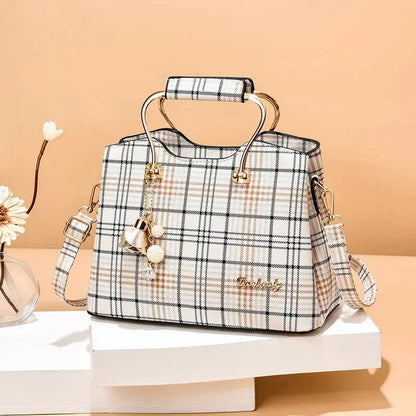 Sac à main femme élégant en similicuir, style SQUARE, polyvalent et chic