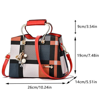Sac à main femme élégant en similicuir, style SQUARE, polyvalent et chic