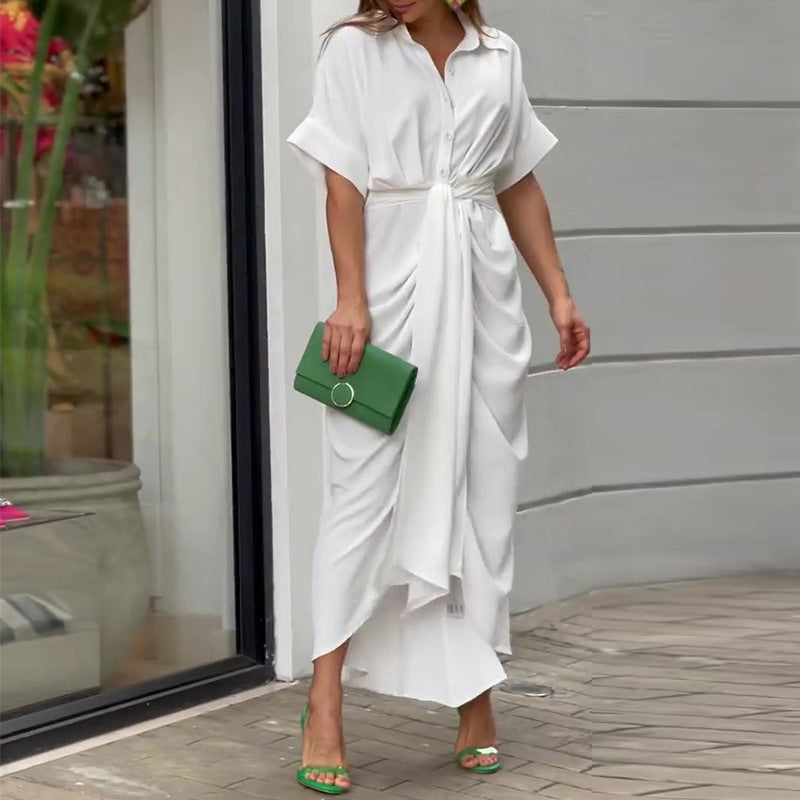 Amalia | Robe Maxi Enveloppe Luxe (Stock Limité)