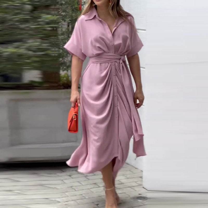 Amalia | Robe Maxi Enveloppe Luxe (Stock Limité)