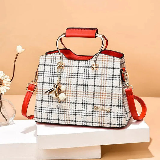 Sac à main femme élégant en similicuir, style SQUARE, polyvalent et chic