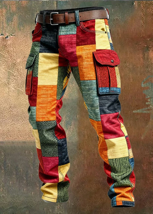 ORION™ | Pantalon cargo patchwork homme