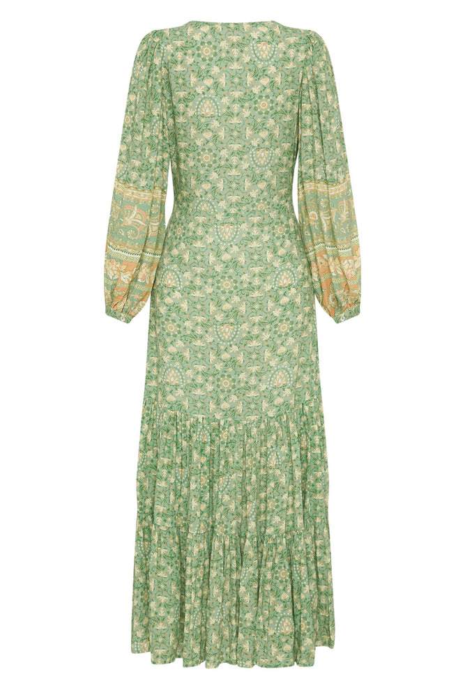 Pauline Laurent® | robe maxi imprimée avec boutons