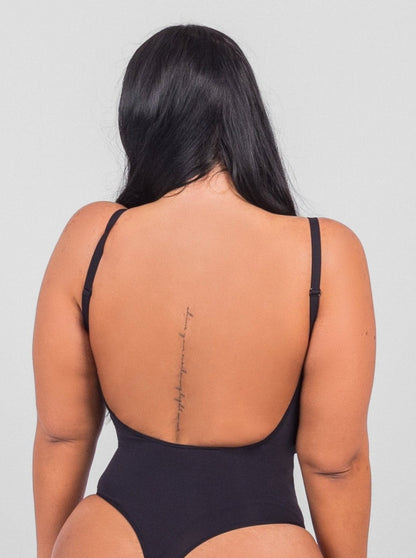 Isabella - Bodysuit String Met Open Rug Design
