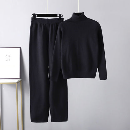 Ensemble deux pièces Lounge en tricot torsadé