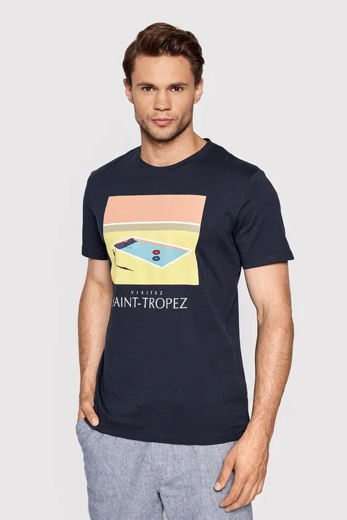 T-Shirt JORMAGAZINE Bleu Marine