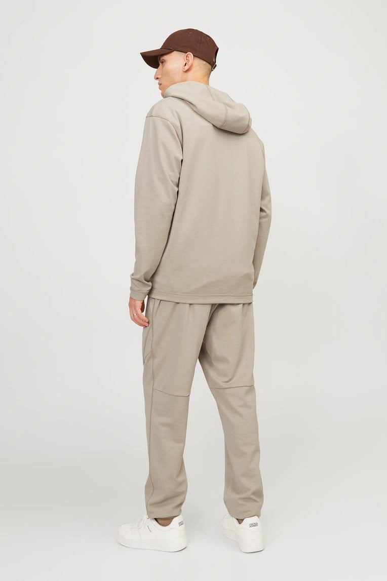Gilet à Capuche JCOCLOUD SWEAT ZIP Beige