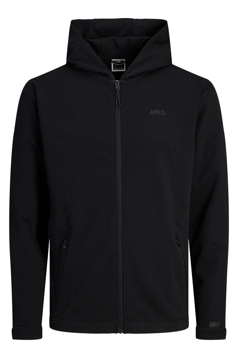 Gilet à Capuche  JCOCLOUD SWEAT ZIP HOOD NOOS Noir
