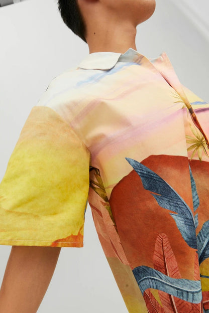 Chemise JORLANDSCAPE SHIRT Rose