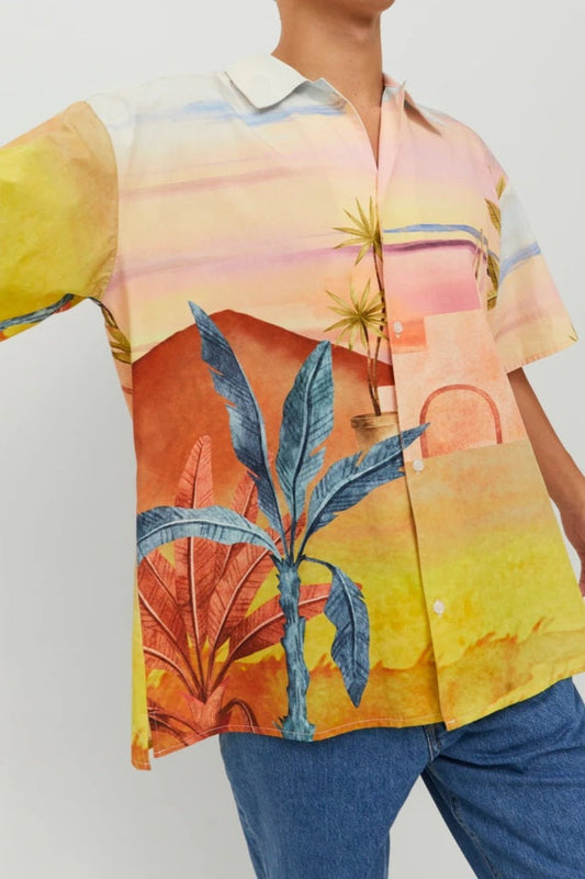 Chemise JORLANDSCAPE SHIRT Rose