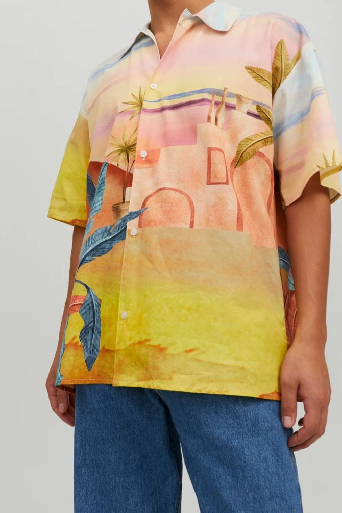 Chemise JORLANDSCAPE SHIRT Rose