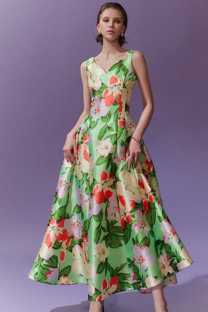 Pauline Laurent® | Robe sweetheart imprimée en ligne A