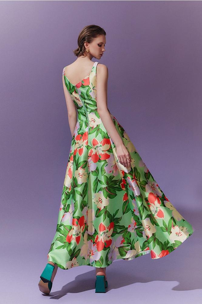 Pauline Laurent® | Robe sweetheart imprimée en ligne A