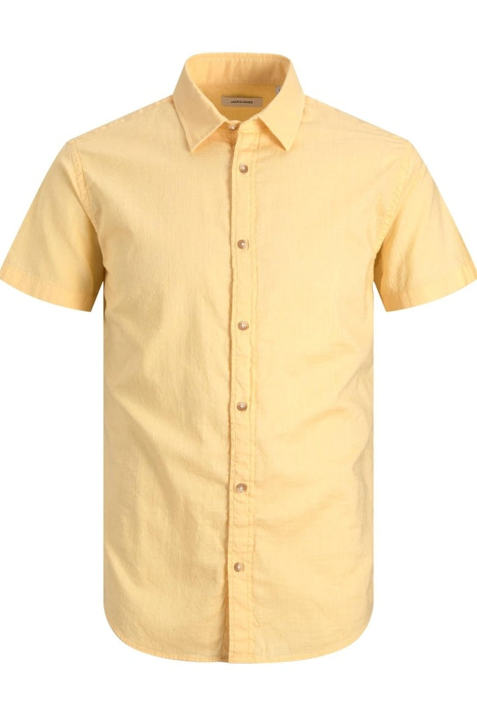 Chemise JJSLUB SHIRT S/S Jaune