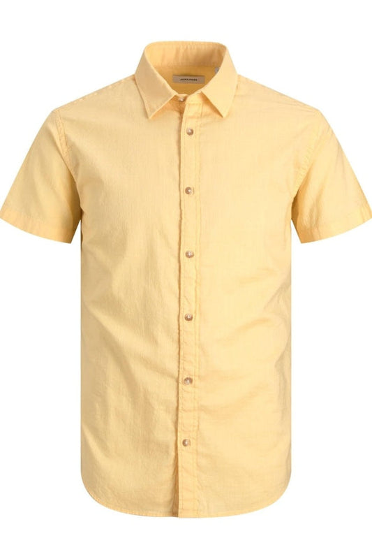 Chemise JJSLUB SHIRT S/S Jaune
