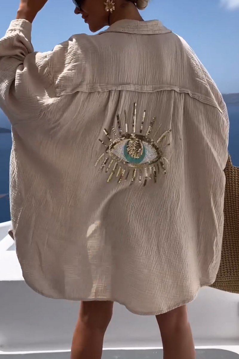 Océane Dubois® | Blouse en coton oversize pour femmes