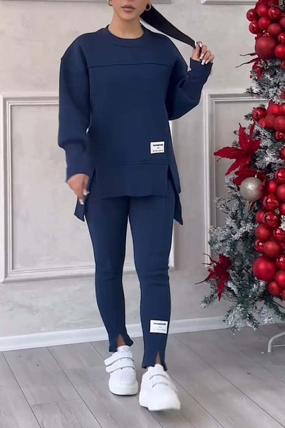 Ensemble sweat-shirt et leggings décontractés