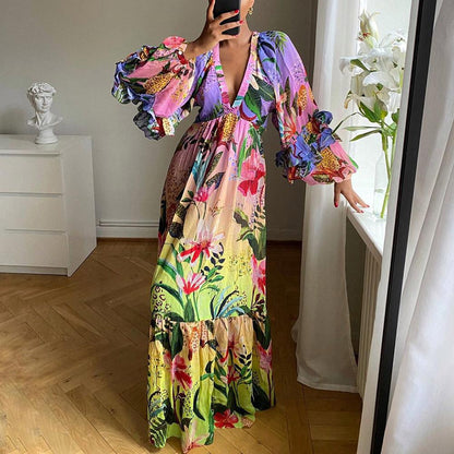 Pauline Laurent® | Robe fleurie en ligne A