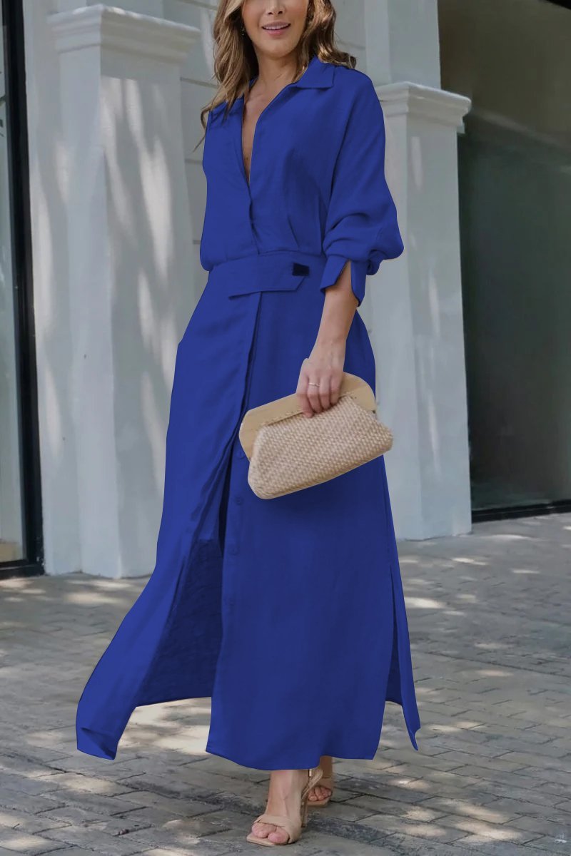 Arwen™ - Robe maxi avec décolleté en
