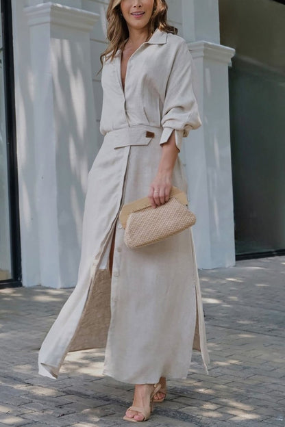 Arwen™ - Robe maxi avec décolleté en