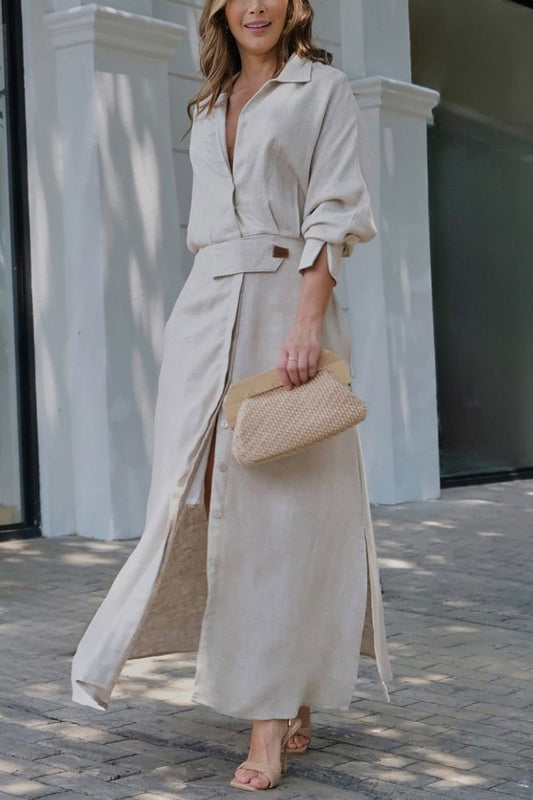 Arwen™ - Robe maxi avec décolleté en