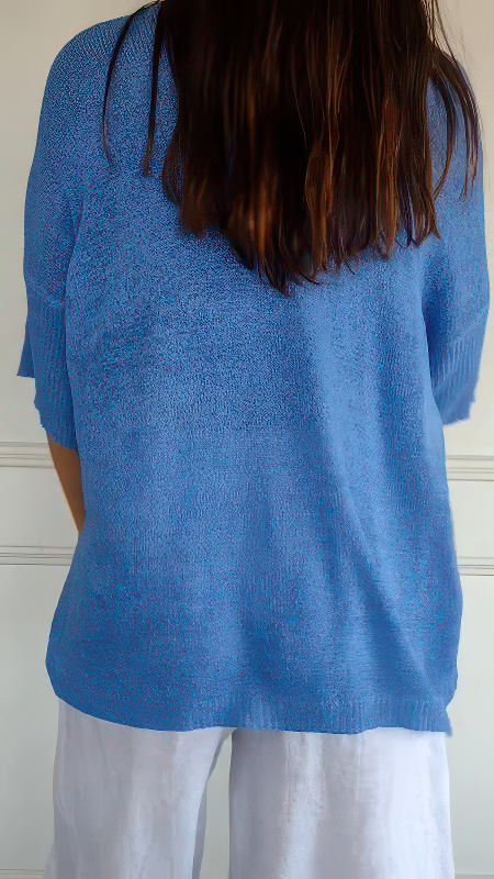 Anna | Top en tricot à col en V