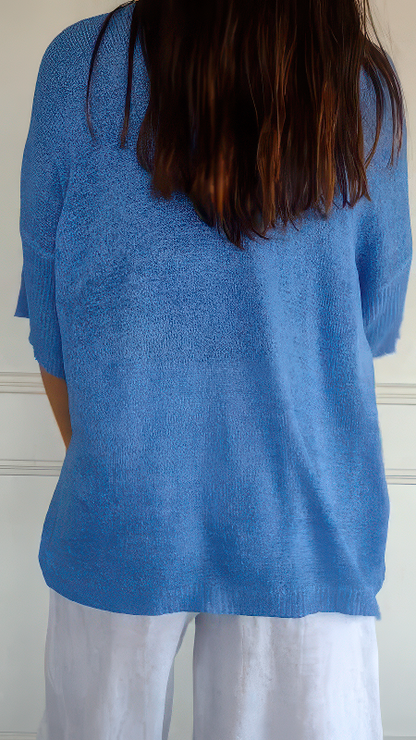 Anna | Top en tricot à col en V