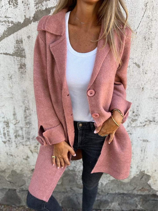 ESTELLE™ | Manteau en laine avec boutons