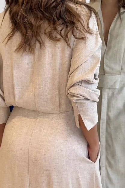 Arwen™ - Robe maxi avec décolleté en