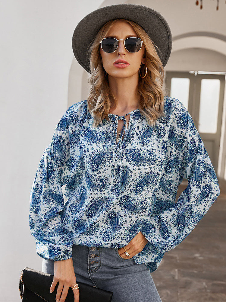 chemise décontractée ample à manches longues pour femmes