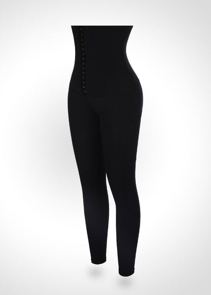 Kim - Legging Met Extra Hoge Taille En Dubbele Zakken